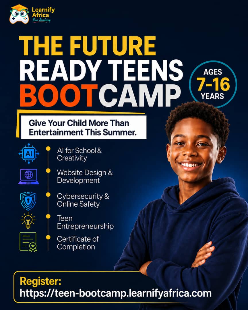 Full-size LearnifyAfrica Summer Bootcamp Flier